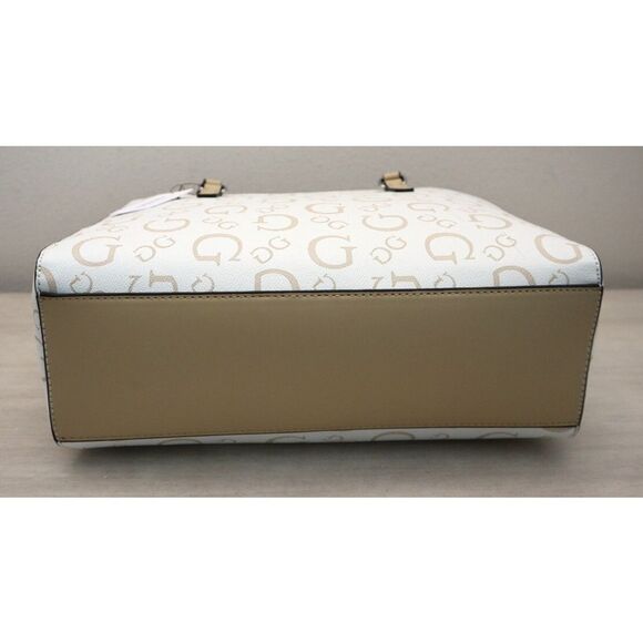 Guess HH948125 Women's Large White Delphine Logo Tote Bag w/Large Pouch - Picture 8 of 16